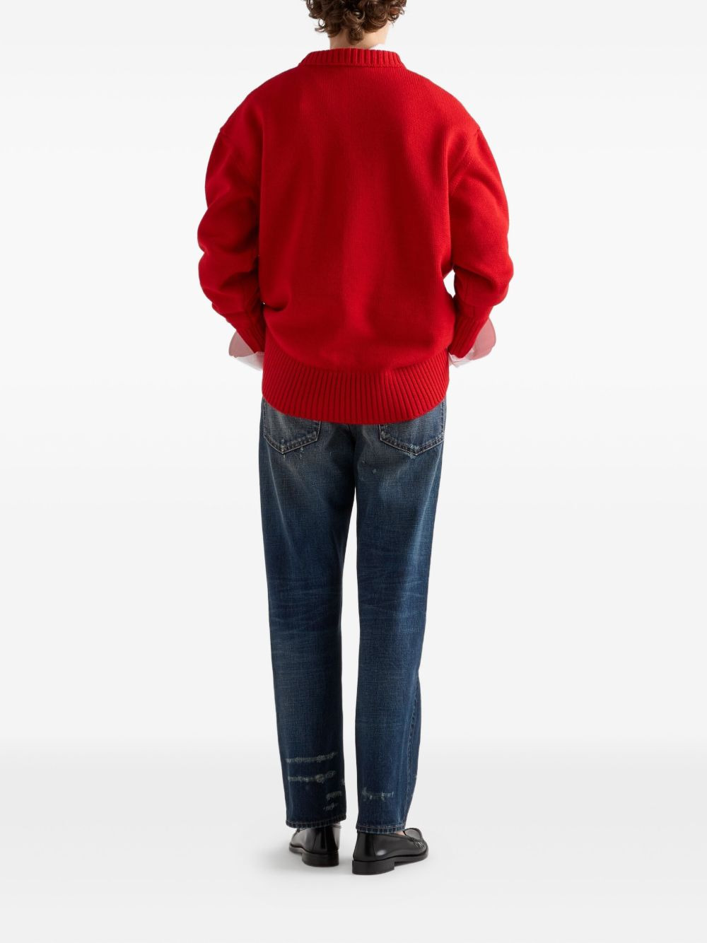 bow-detail sweater - 3