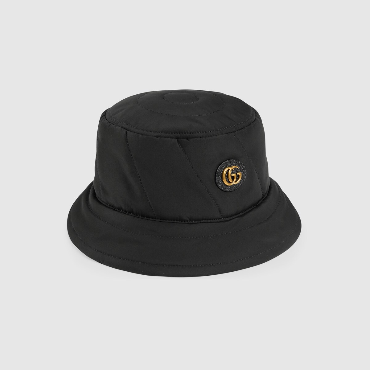 Quilted fabric bucket hat - 1