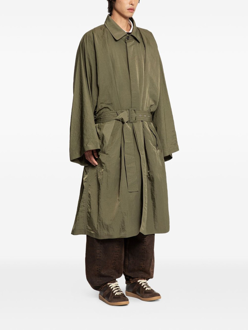 HED MAYNER belted trenchcoat outlook