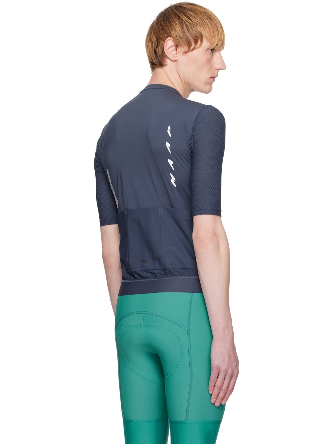 Navy Evade Pro Base Jersey 2.0 Cycling Top - 3