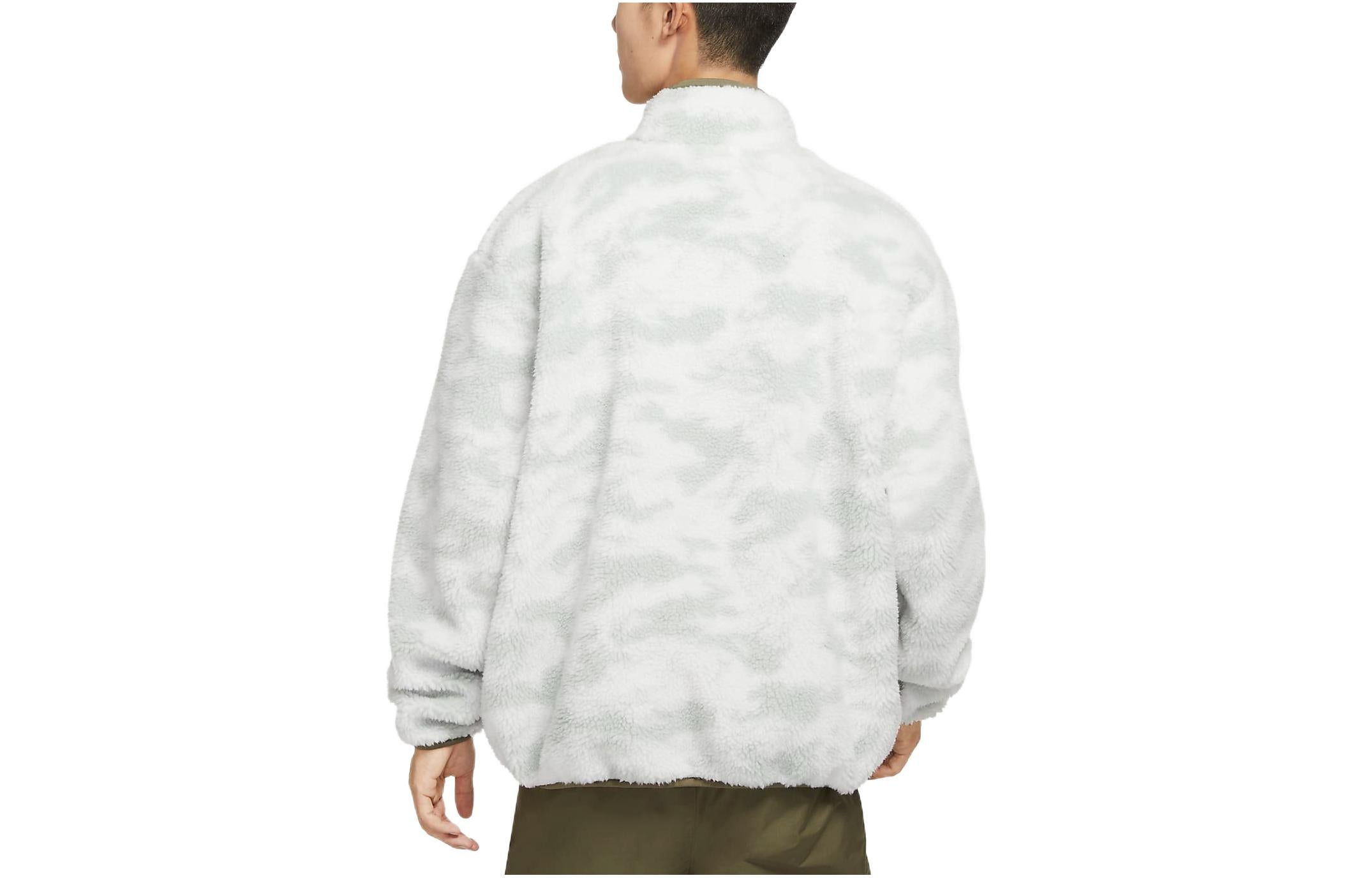 Nike Club Fleece 2-way jacket 'Olive Camouflage' DQ4885-222 - 2