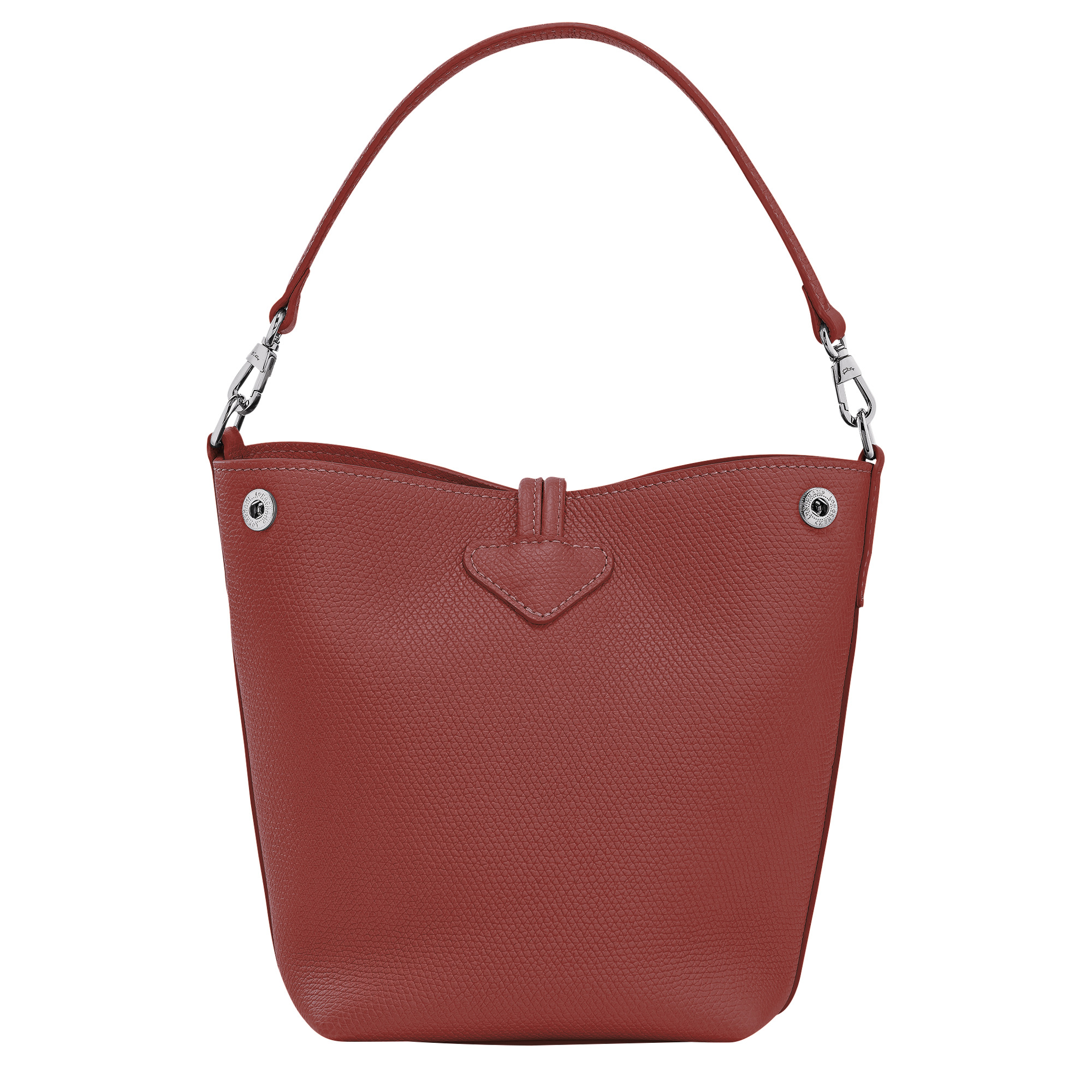 Le Roseau XS Bucket bag Chestnut - Leather - 4