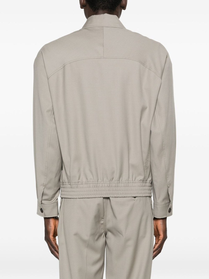 collar virgin wool jacket 4
