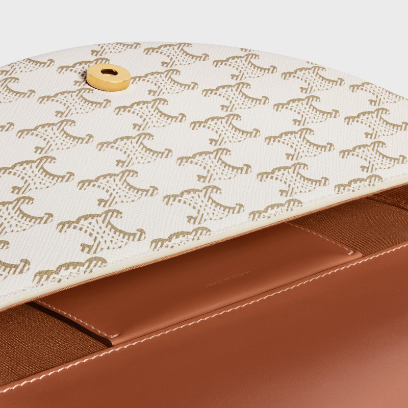 Besace Cuir Triomphe in Triomphe Canvas and Calfskin 4