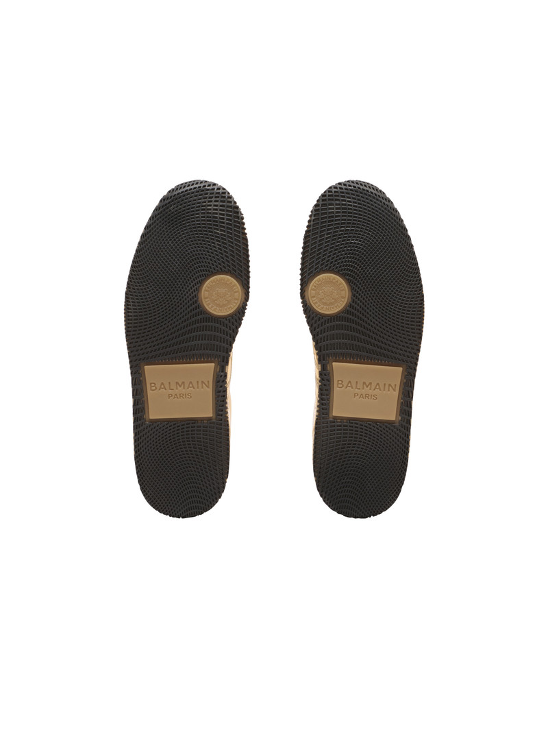 Balmain Swan trainers in mirror-effect leather 4