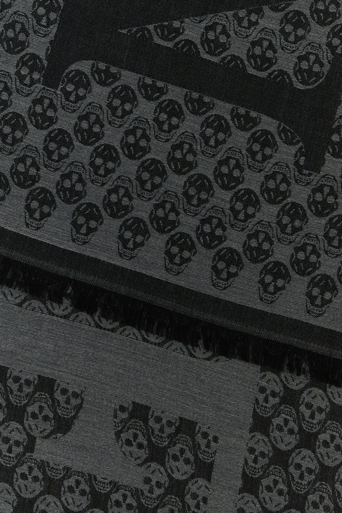 Embroidered wool foulard - 2