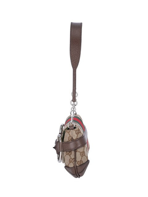 Gucci GG supreme small shoulder bag with chain - 4