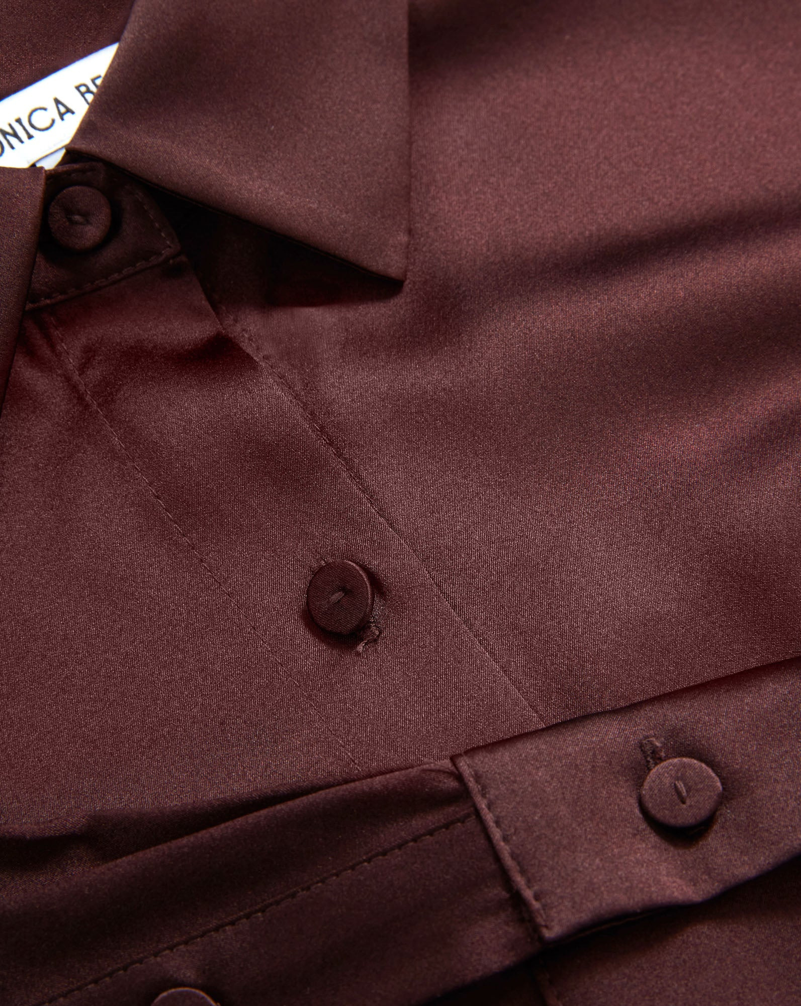 MONIQUE SILK BUTTON-DOWN SHIRT - 4