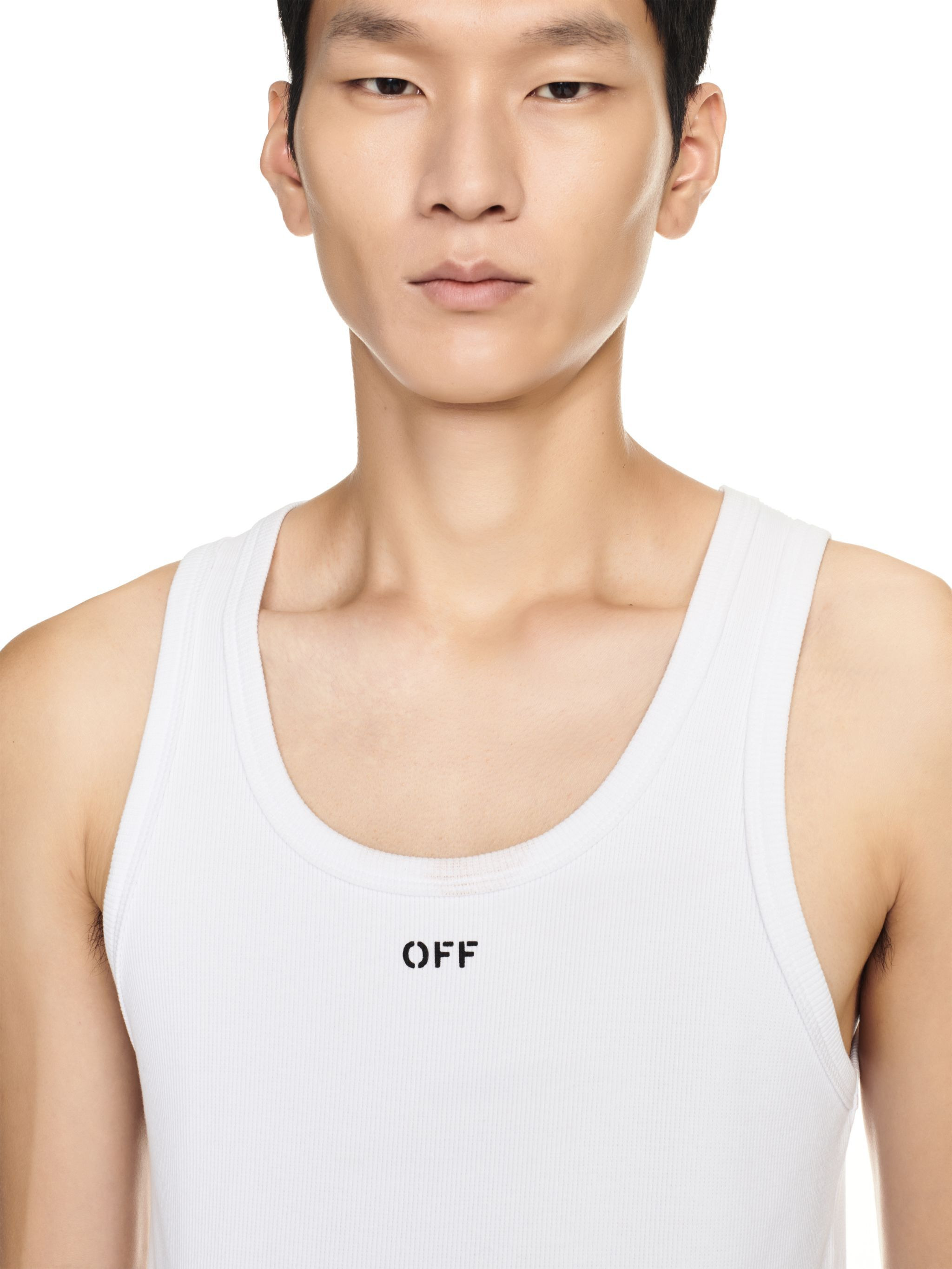 Off Stamp Rib Tanktop - 5