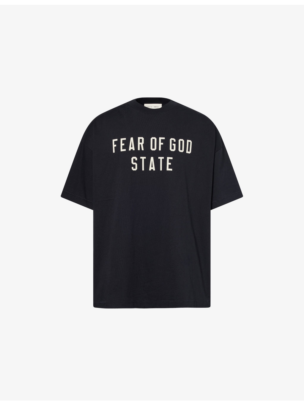 Brand-Print Relaxed-Fit Cotton-Jersey T-Shirt - 1