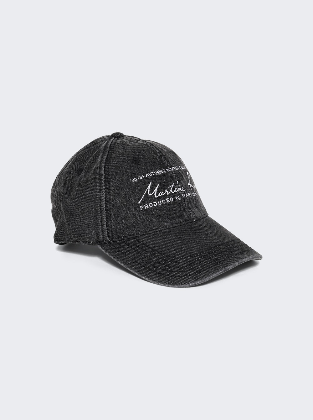 Signature Logo Cap Washed Black - 2