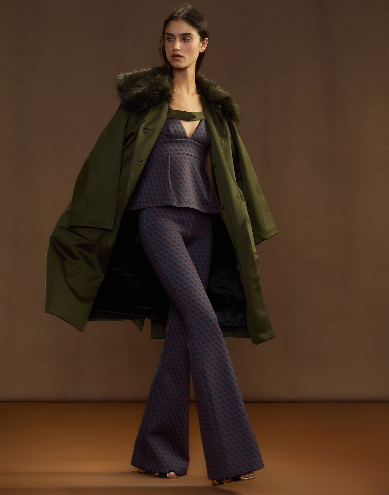 Bonded Fit and Flare Pant - 7