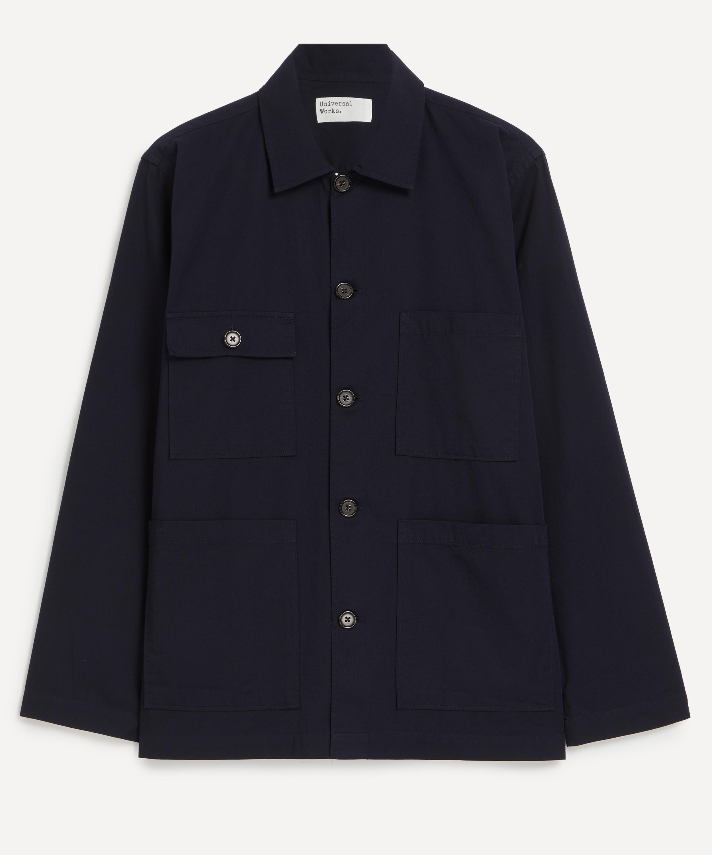Navy Military Cotton Dockside Jacket - 1