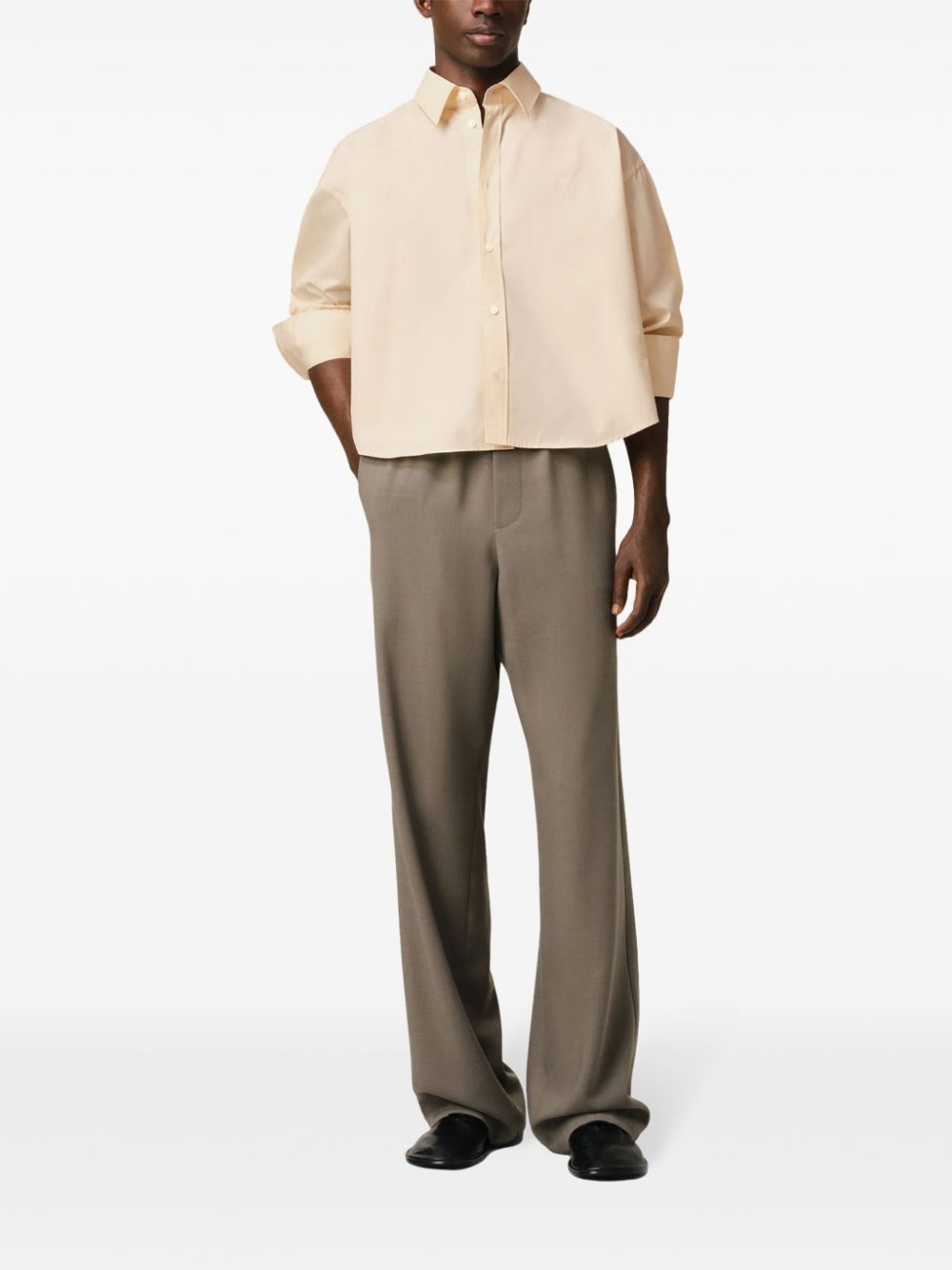 cropped shirt - 2