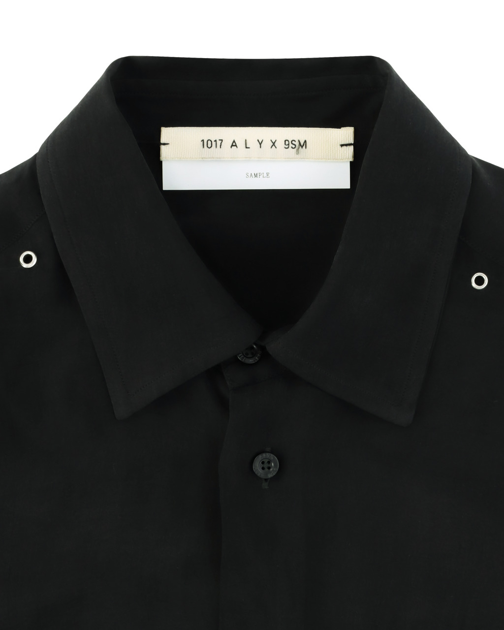 SHORT SLEEVE CUPRO SHIRT WITH EYELETS - 6