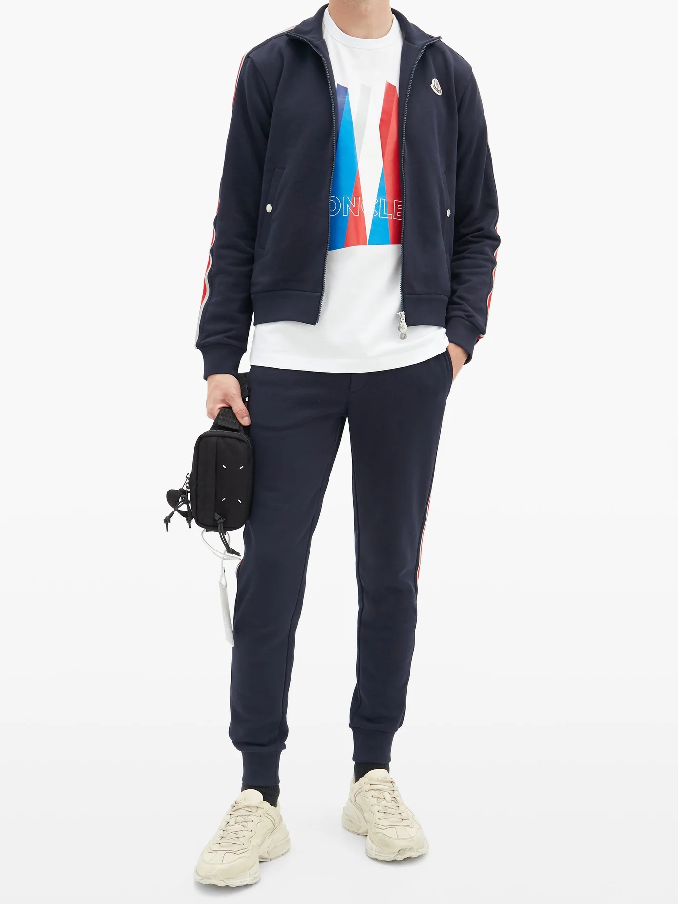 Zip-through cotton-jersey track top - 6