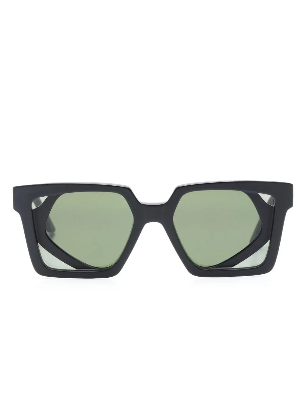 double-frame oversized sunglasses - 1