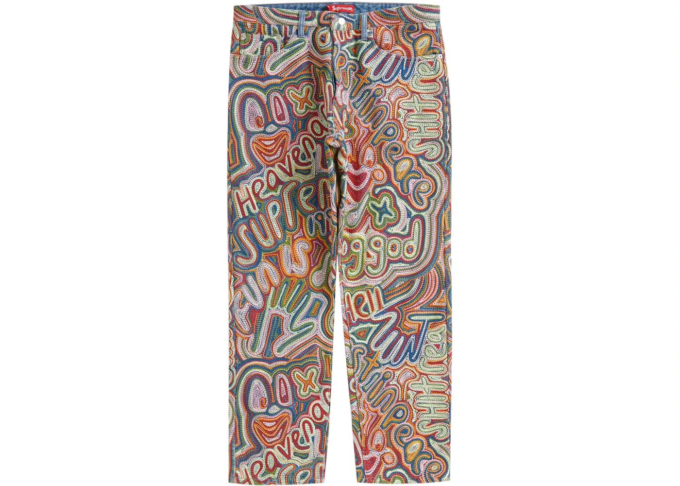 Supreme Chainstitch Regular Jean Red - 1