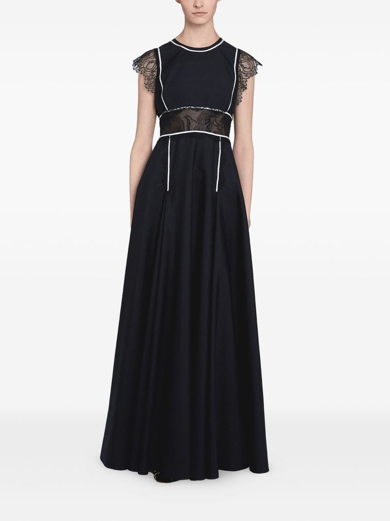 GIAMBATTISTA VALLI lace-insert dress outlook