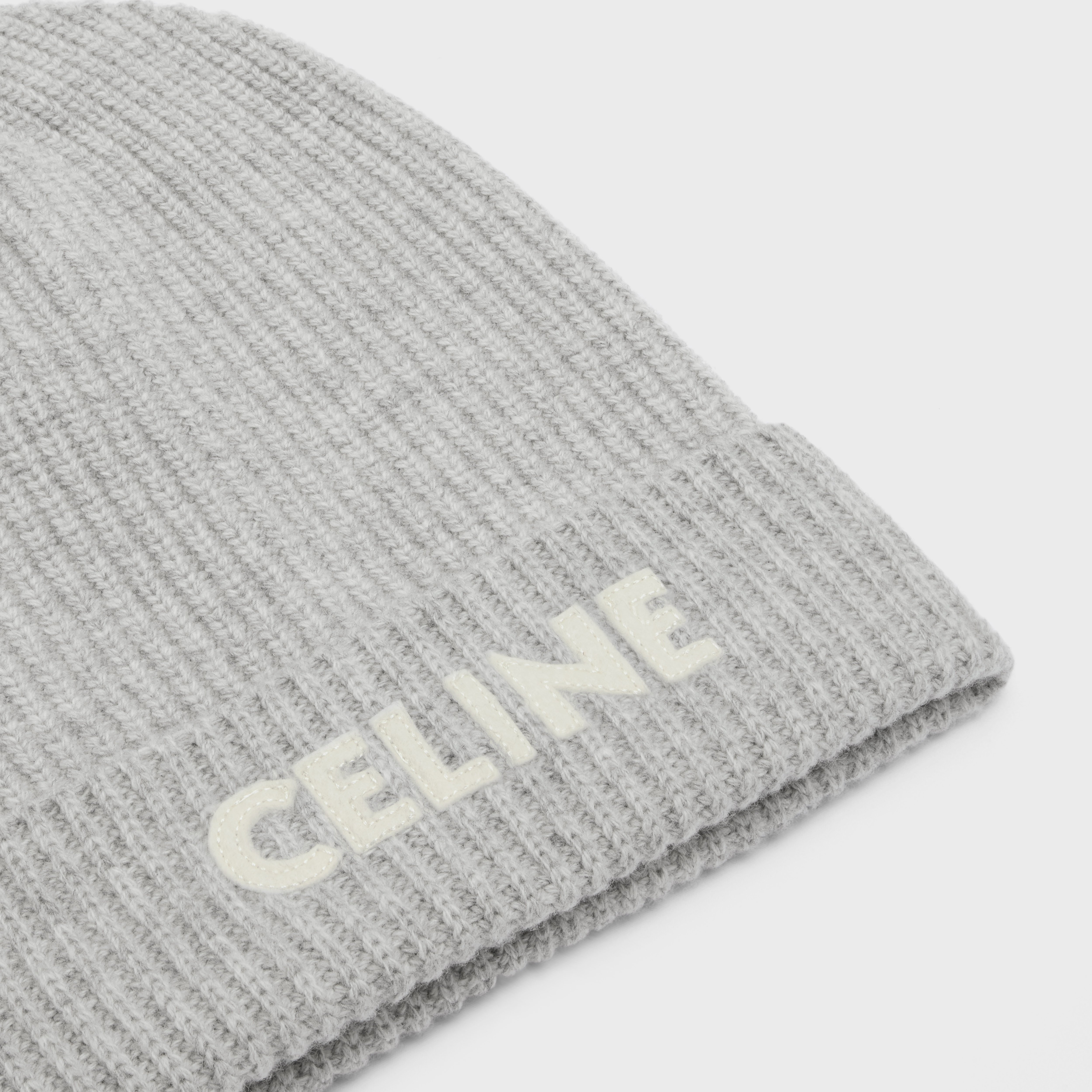 CELINE BEANIE IN RIBBED WOOL - 3