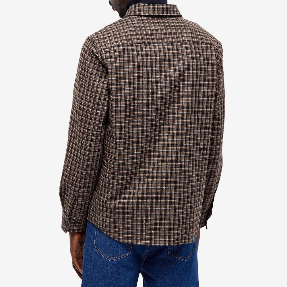 A.P.C. Justin Wool Check Overshirt - 4