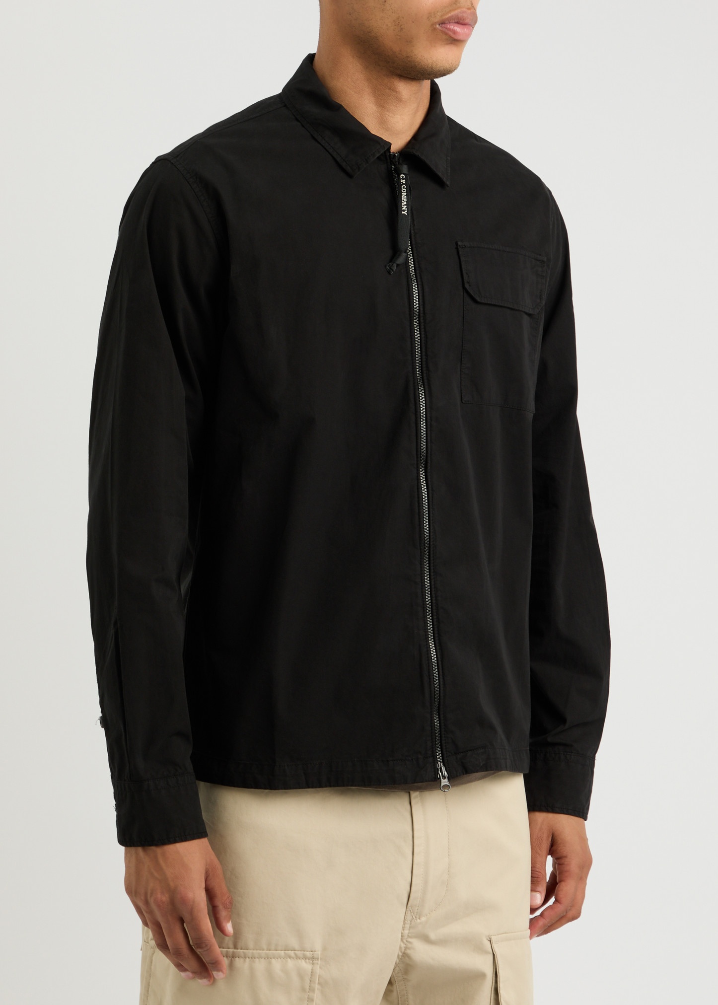 Lens cotton-poplin overshirt - 2