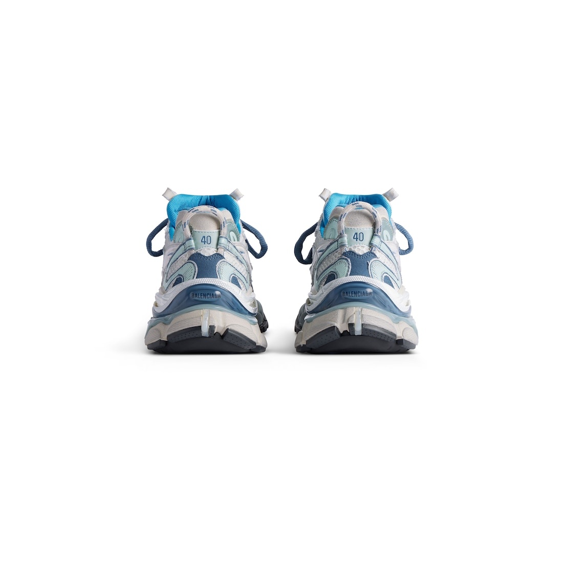 Men's Runner 2.0 Sneaker in White/blue/beige - 5