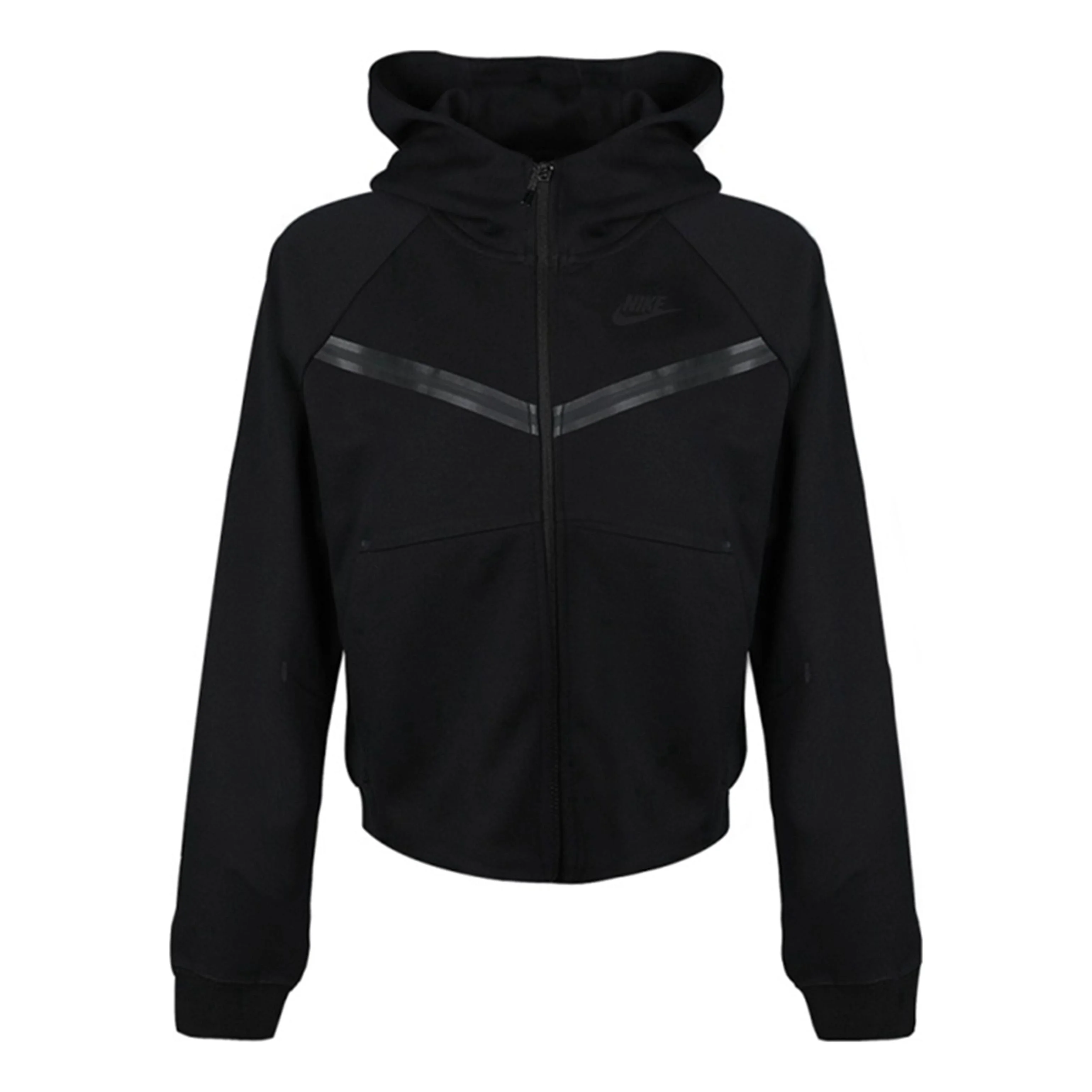 (WMNS) AS W Nike Sportswear TCH FLC WR Hoodie FZ Black CW4299-010 - 1