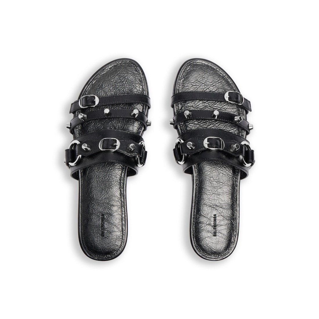 Women's City Mule Flat in Black - 6