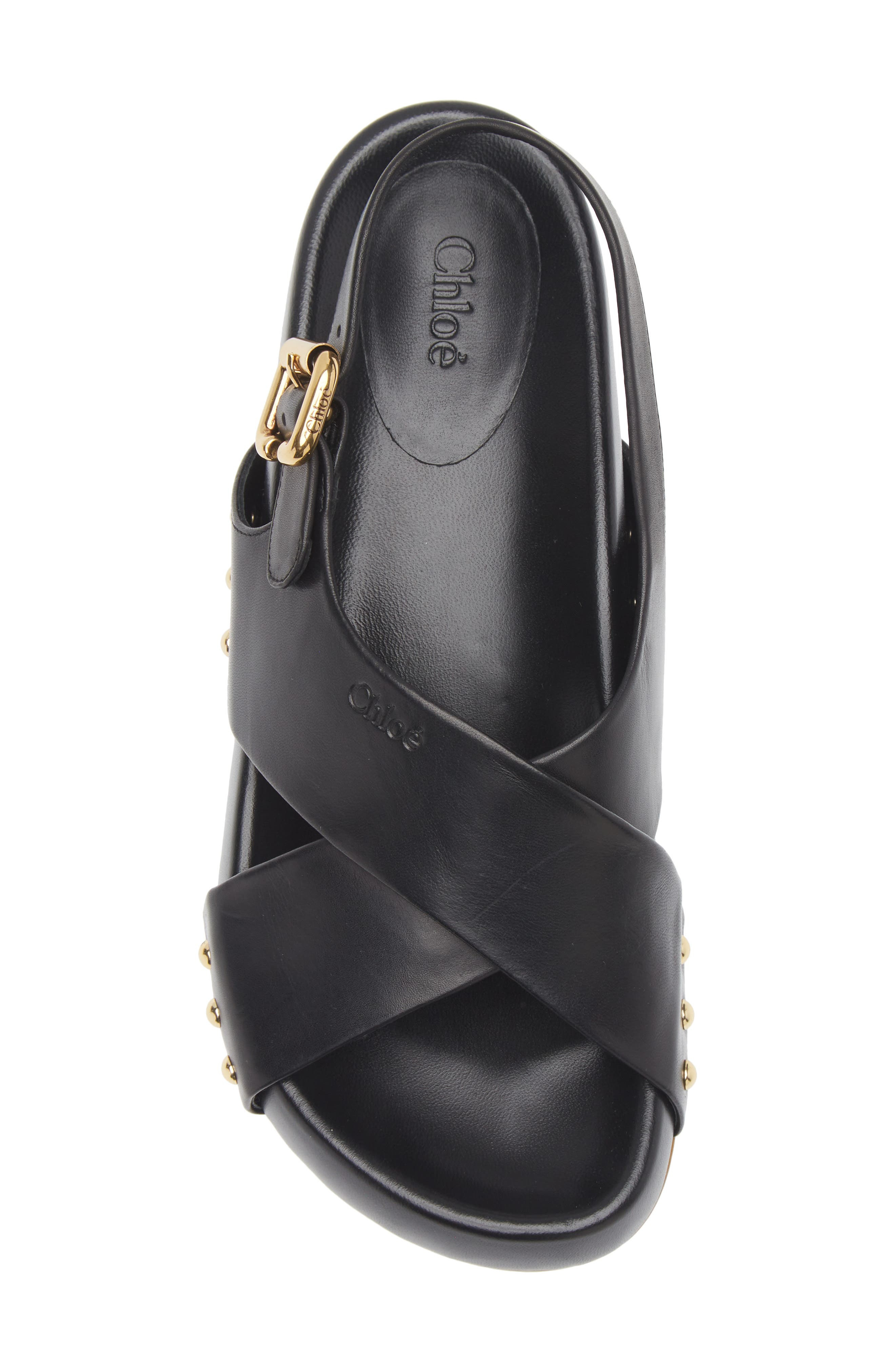 Chloé Mae Paddington Sandal in Black at Nordstrom - 5
