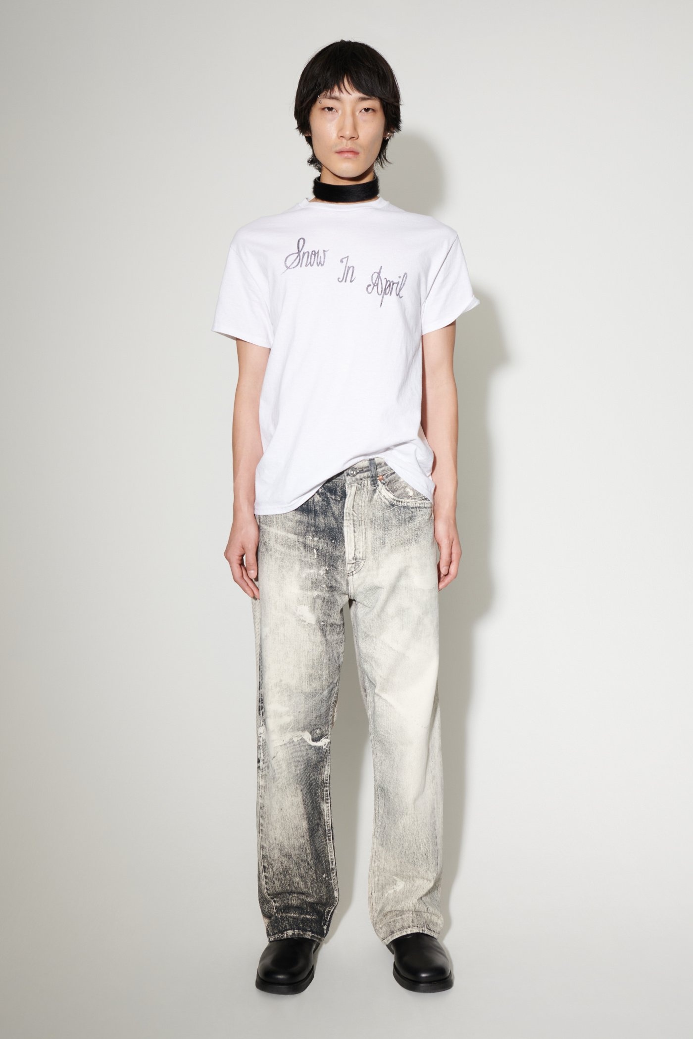 Our Legacy Third Cut Jeans Digital Print Ink Black | REVERSIBLE