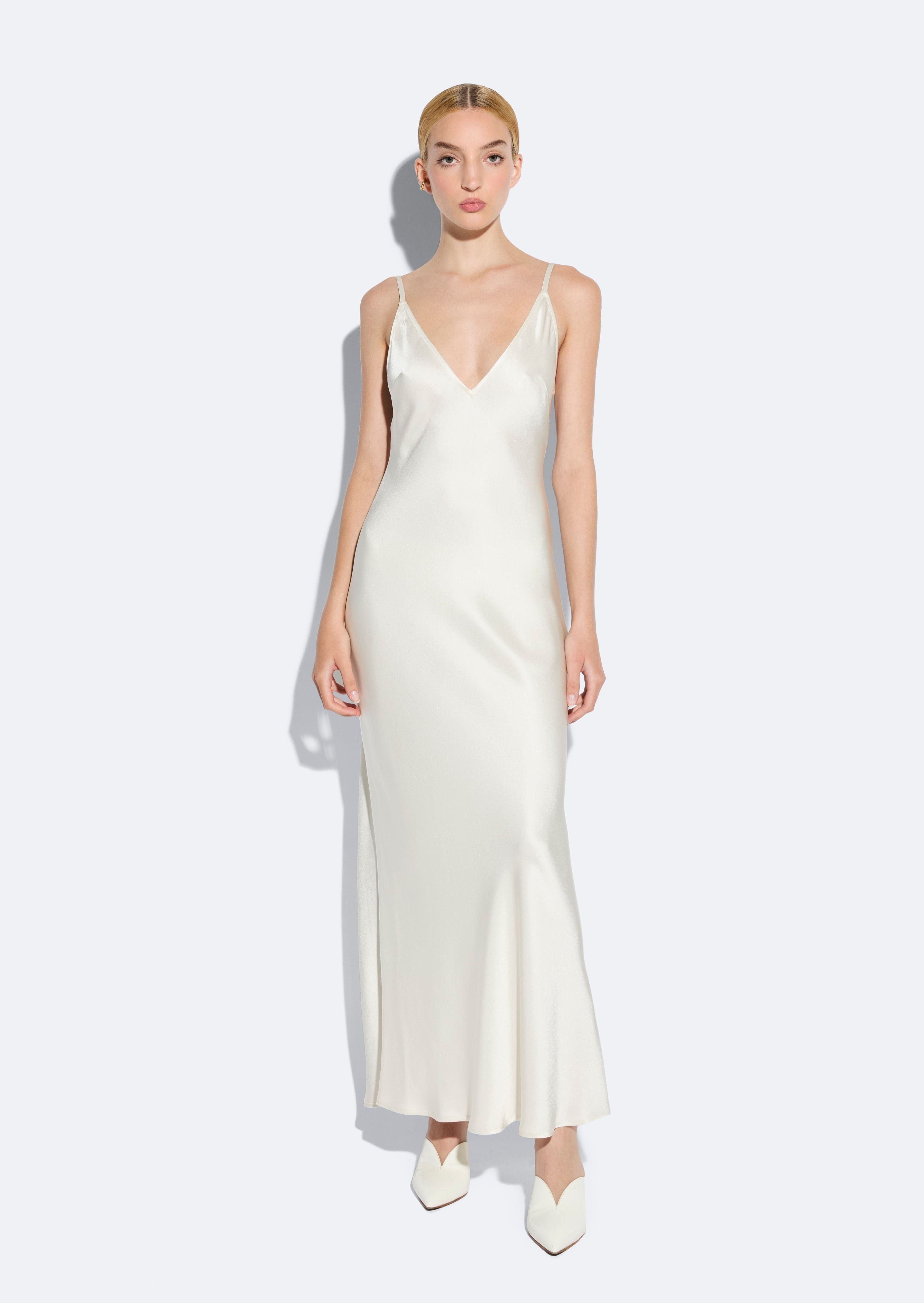 Satin Slip Dress - 2