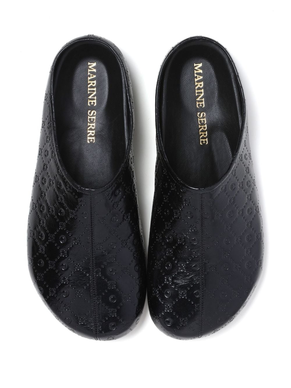 Moon-embossed slippers - 4