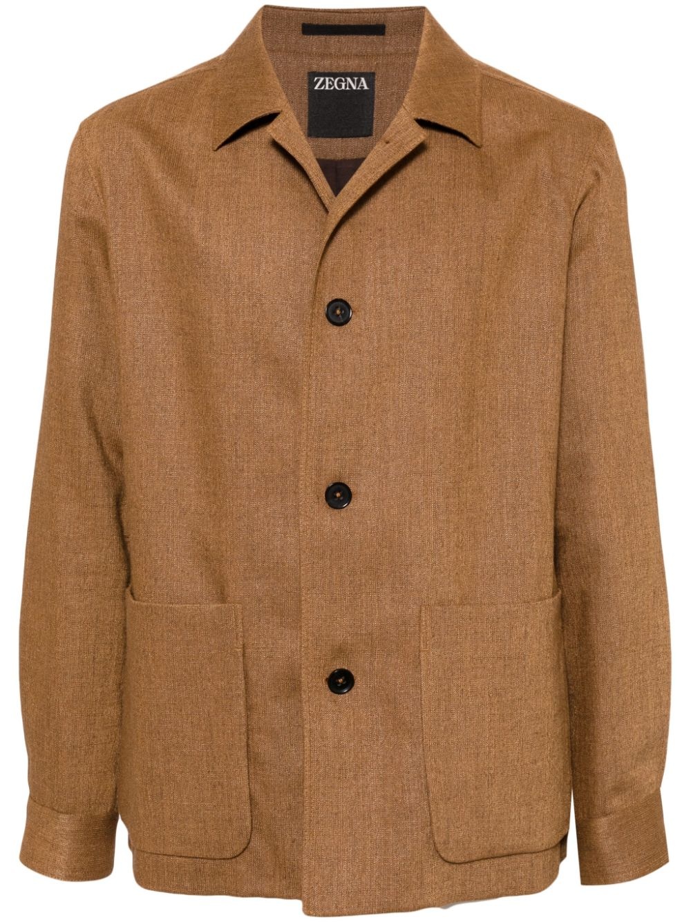 PATCH-POCKET BUTTON-FASTENING JACKET - 1