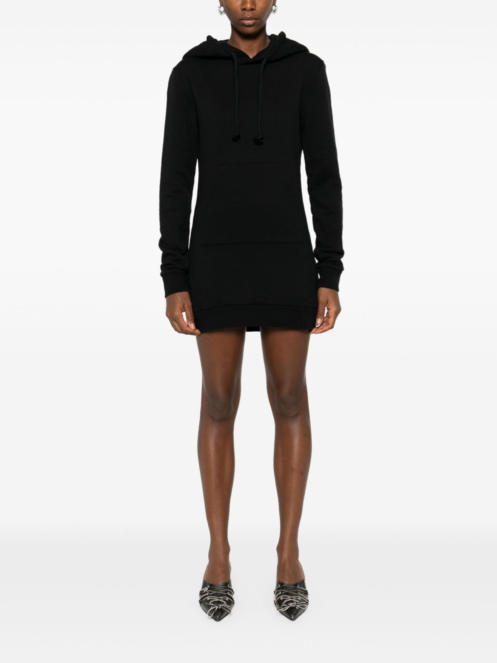 graphic-print hoodie mini dress - 3