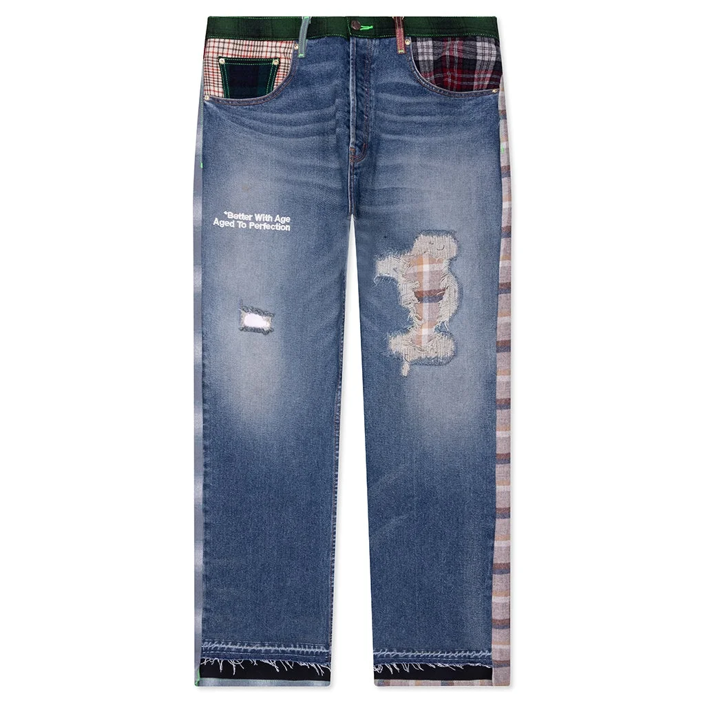 *BETTER WITH AGE X PENDLETON NEWPORT MIXED MEDIA TROUSER - MULTI - 1