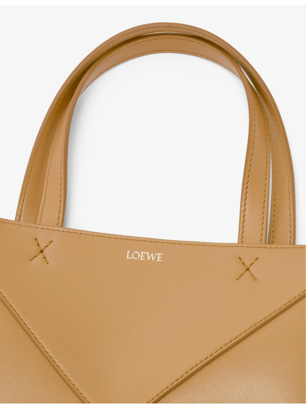 Puzzle Fold mini leather tote bag - 8
