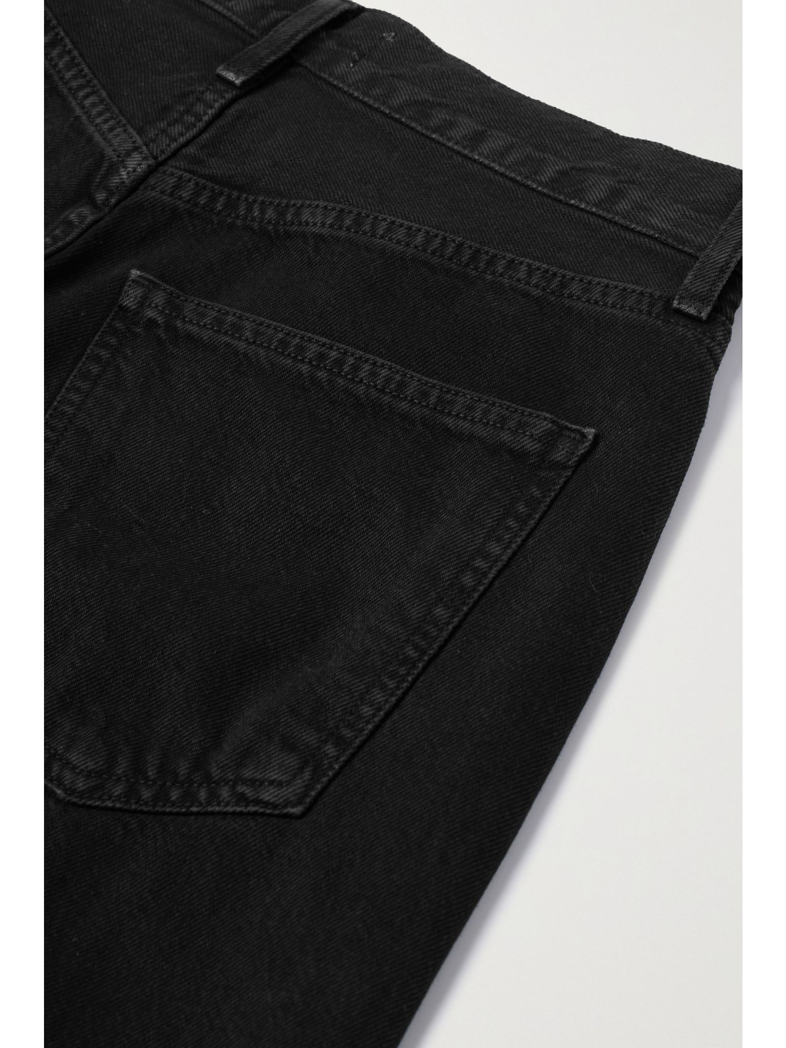 '90s Pinch Waist high-rise straight-leg recycled jeans Black - 6