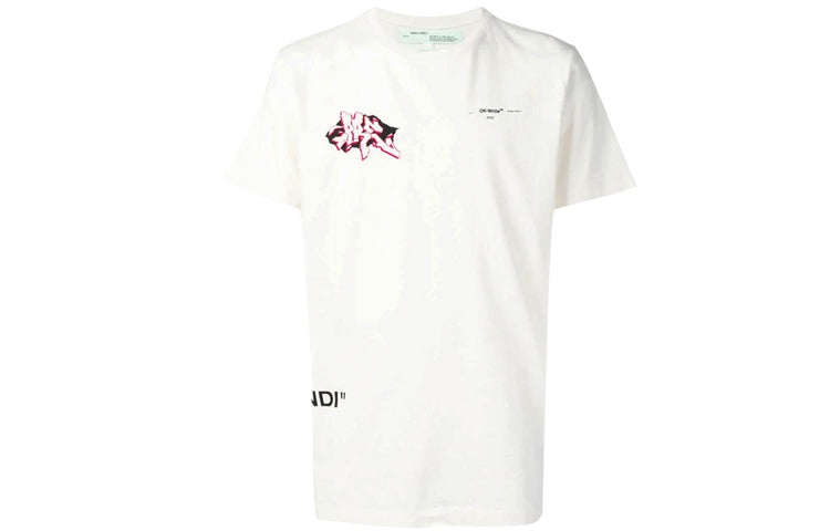 Off-White Short Sleeve Mens Logo Normal Fit OMAA027R191850050288 - 2