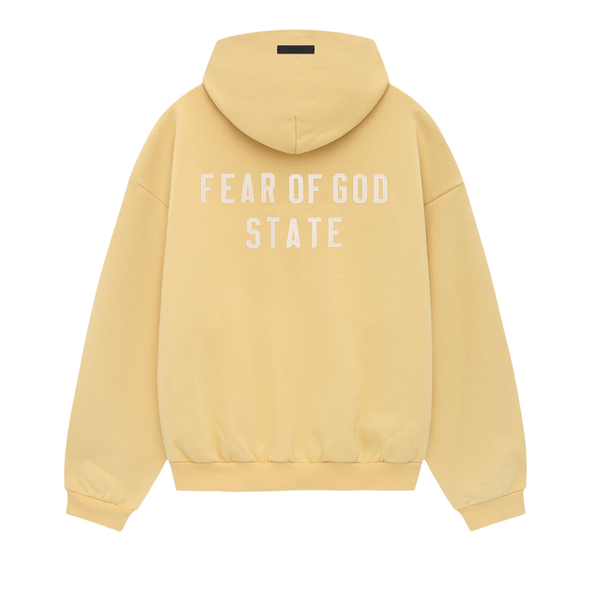 Fear of God Essentials Heavy Fleece Full Zip Hoodie 'Amber' - 2