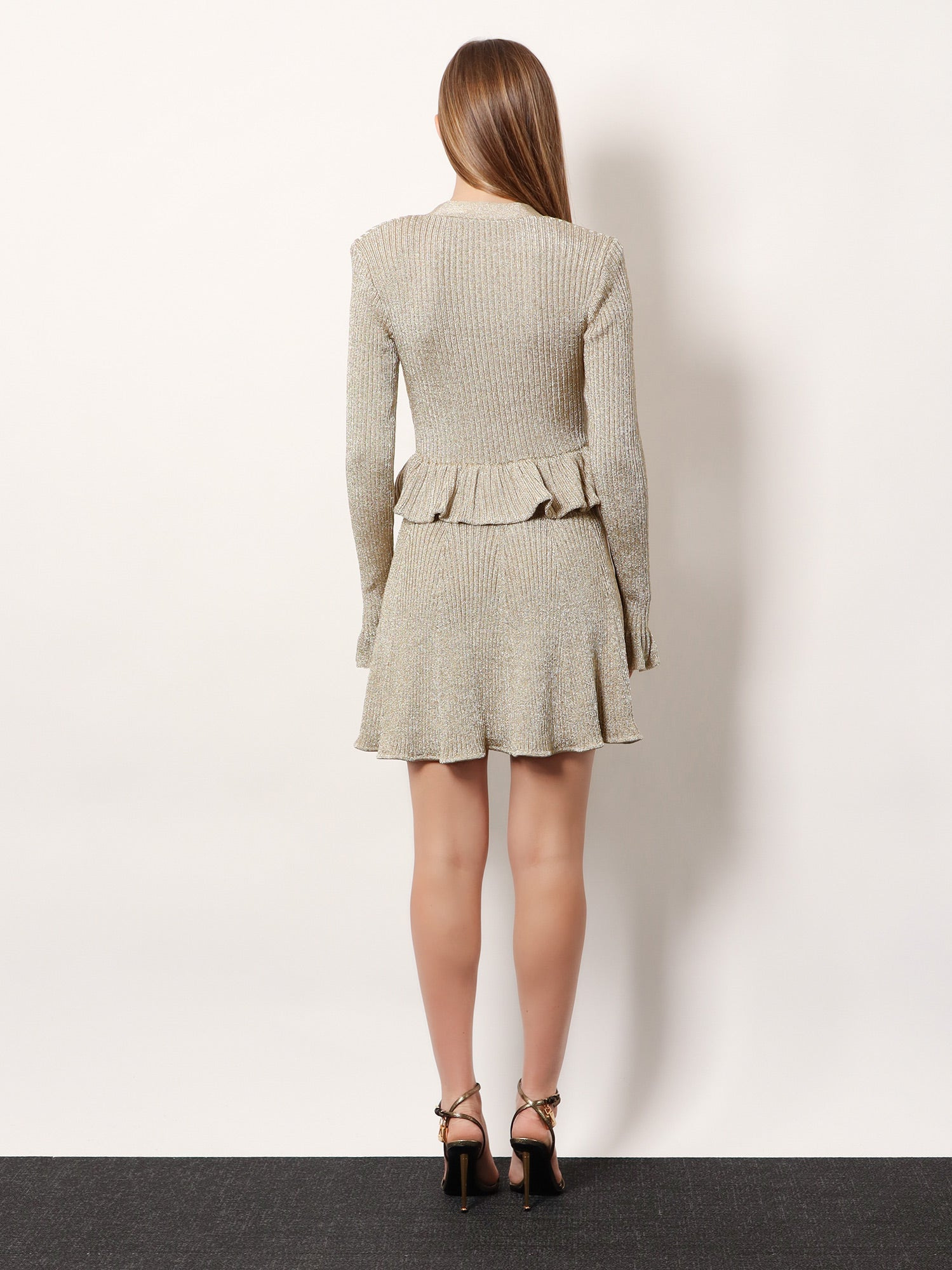 Self Portrait Women Lurex Short Dress - 3