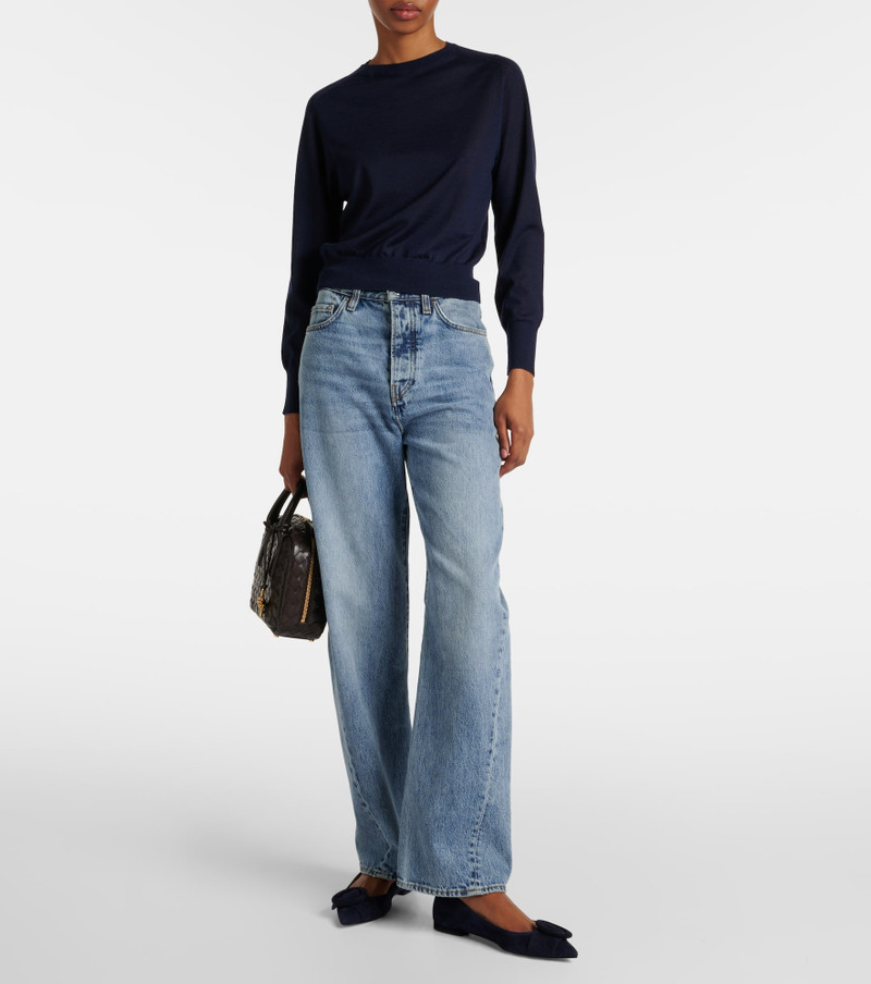 Gianvito Rossi Camden suede ballet flats outlook