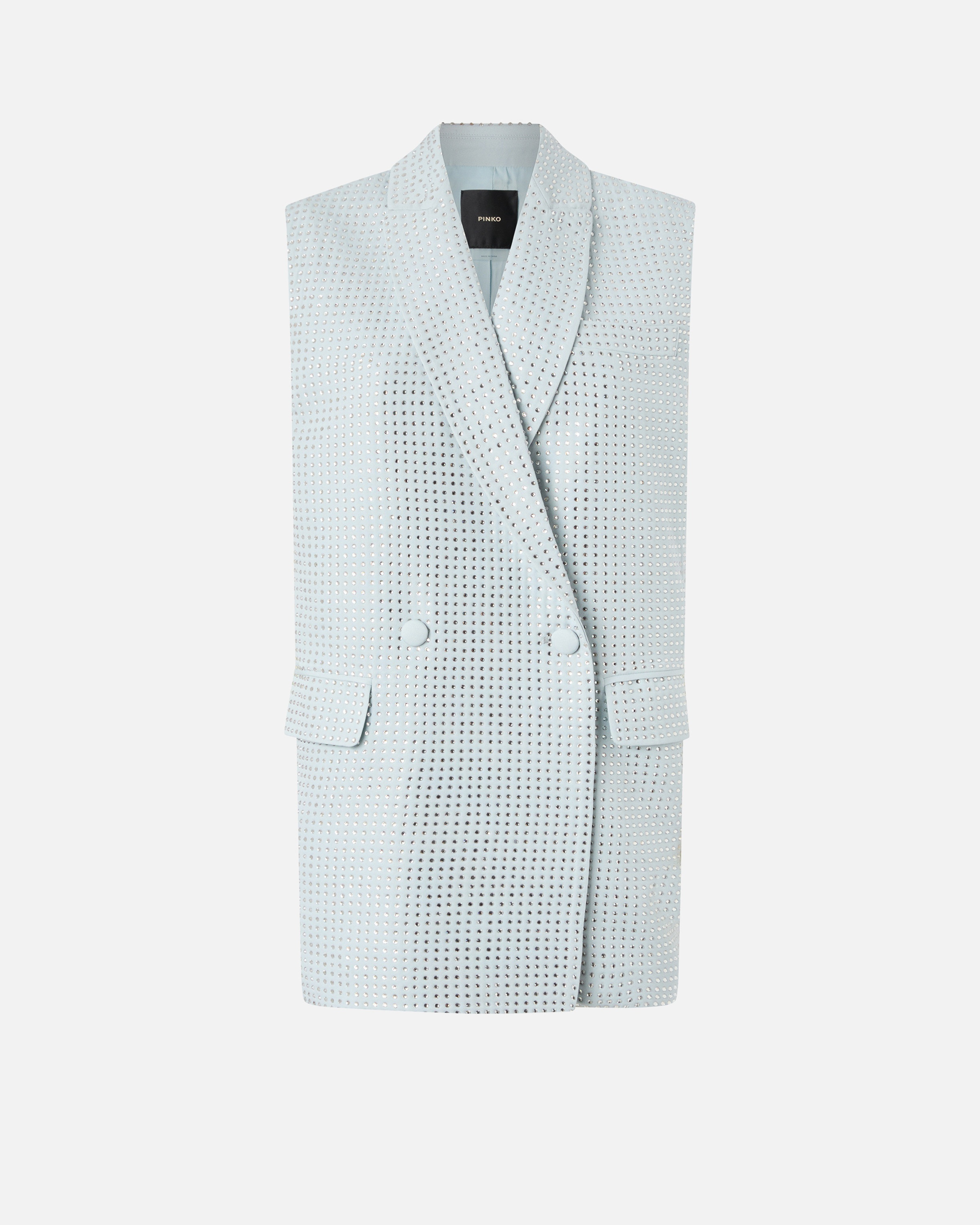 BLAZER VEST WITH RHINESTONES - 1