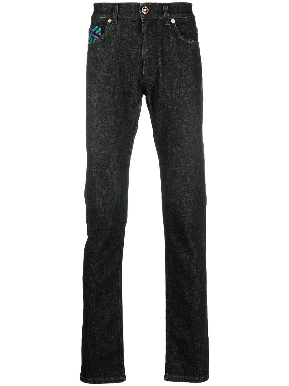 La Greca straight-leg jeans - 1