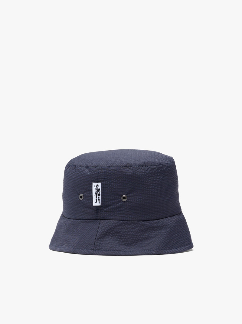 PELTING NAVY NYLON BUCKET HAT | ACC-HA05 1