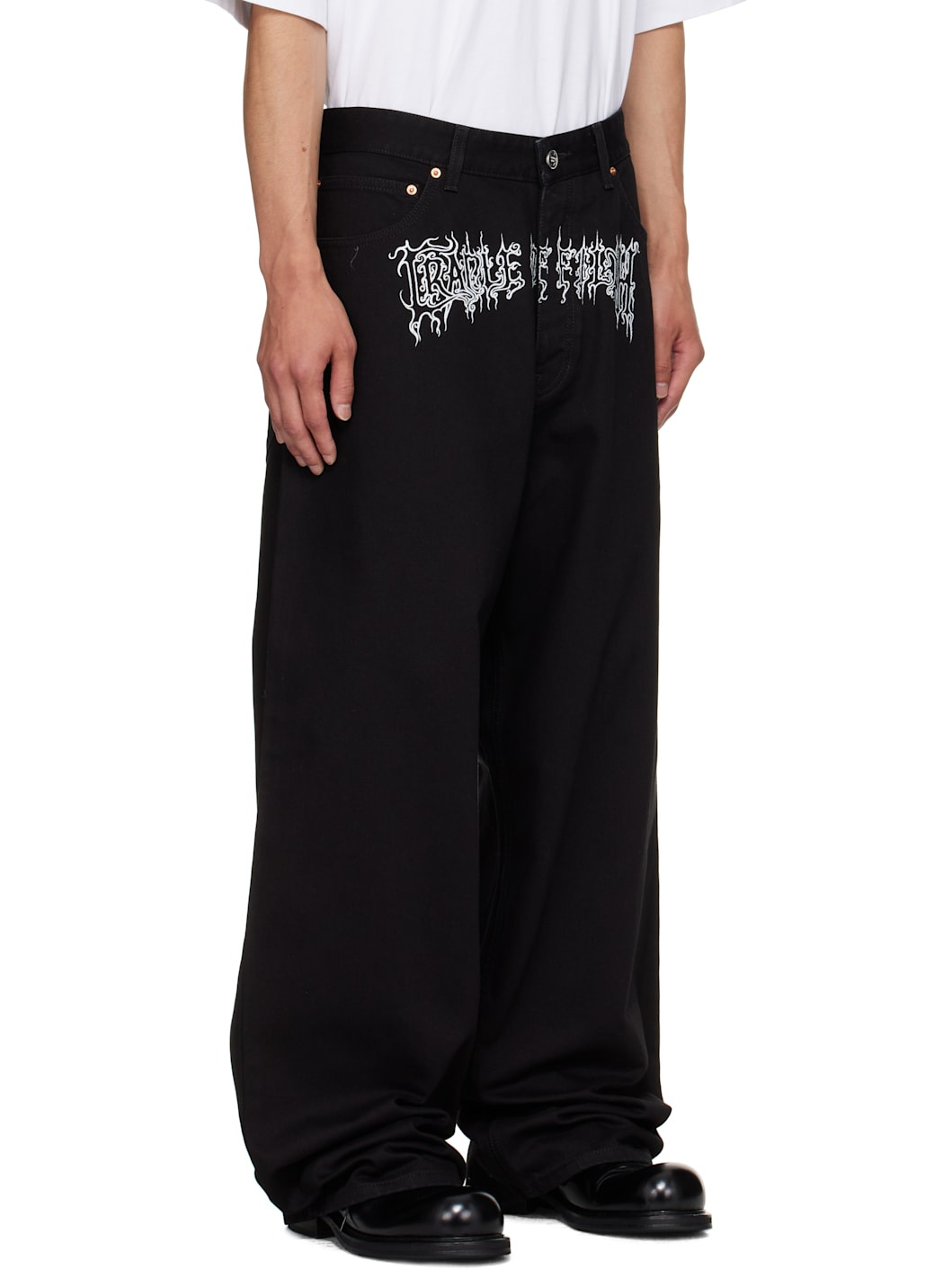 Black Cradle of Filth Baggy Jeans - 2