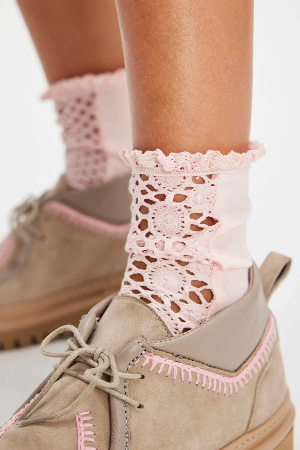Rubies Crochet Socks - 1