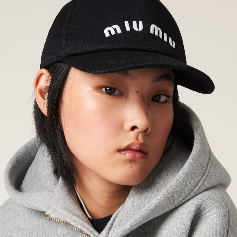 Miu Miu Drill baseball cap outlook