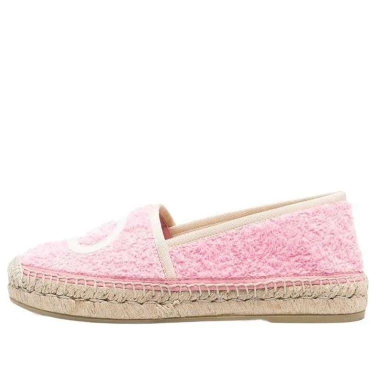(WMNS) Gucci 테리 피복 Espadrilles 'Interlocking G - 핑크 먼지'695070-UYR10-5860 - 1