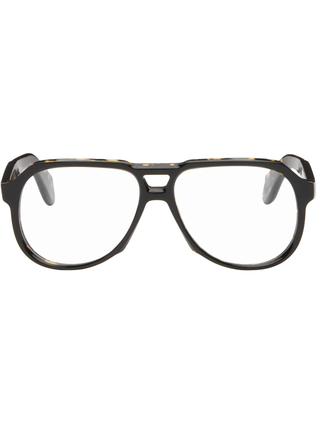 Brown & Black 9782 Aviator Glasses - 1